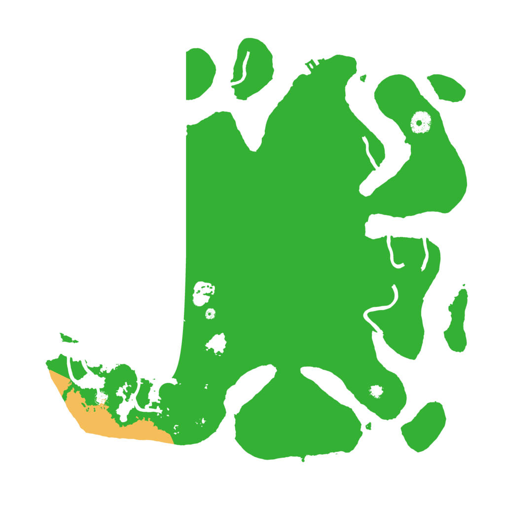 Biome Rust Map: Procedural Map, Size: 3550, Seed: 86603