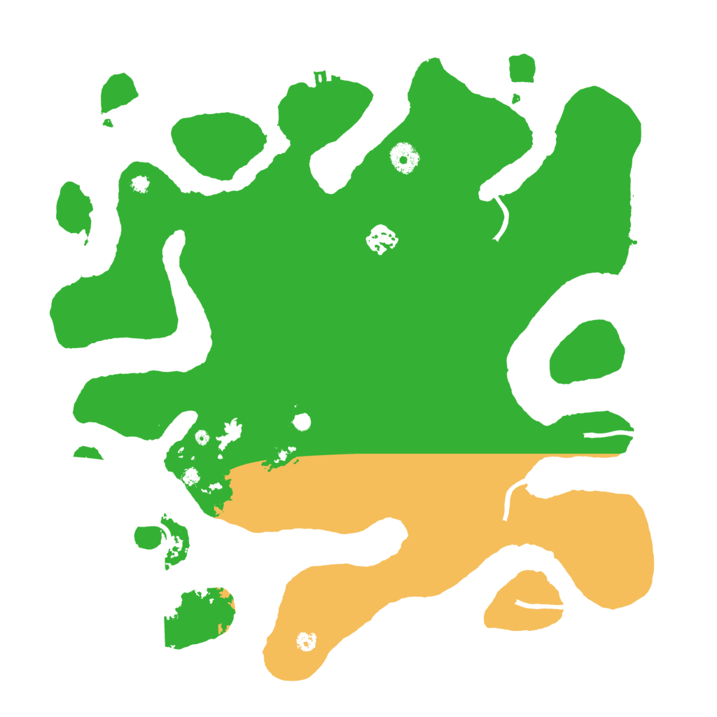 Biome Rust Map: Procedural Map, Size: 3700, Seed: 99953