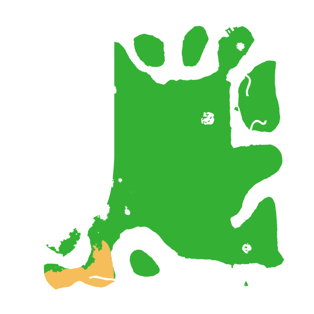 Biome Rust Map: Procedural Map, Size: 3550, Seed: 425600