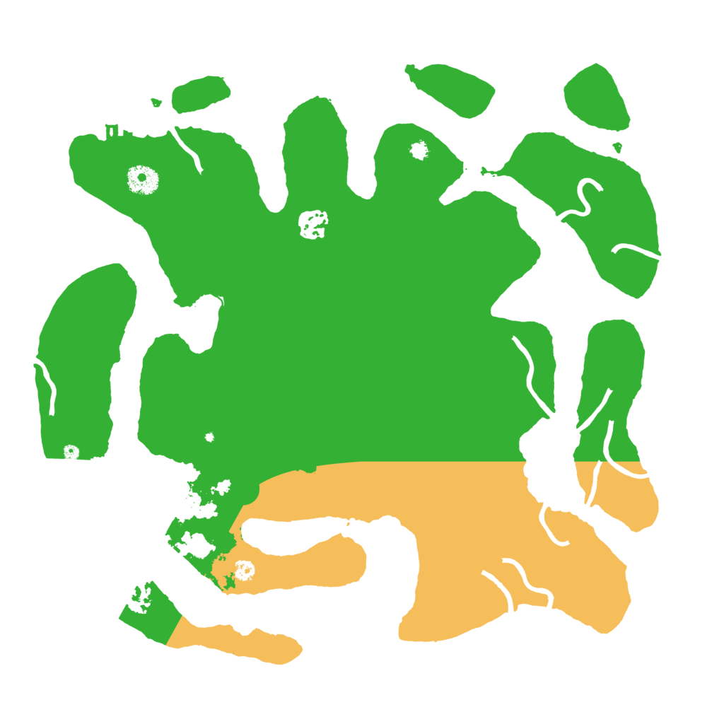 Biome Rust Map: Procedural Map, Size: 3550, Seed: 521899