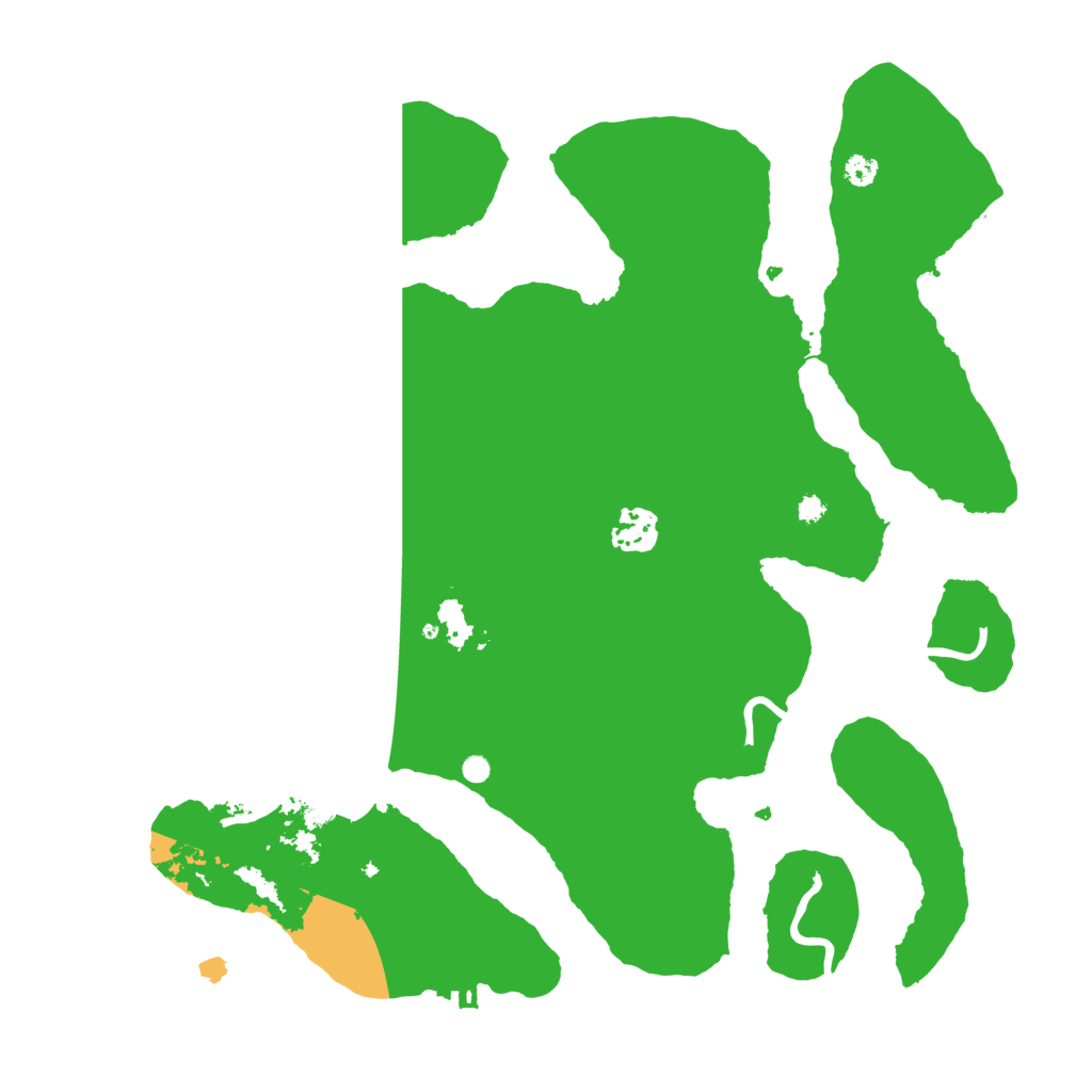 Biome Rust Map: Procedural Map, Size: 3500, Seed: 33184765