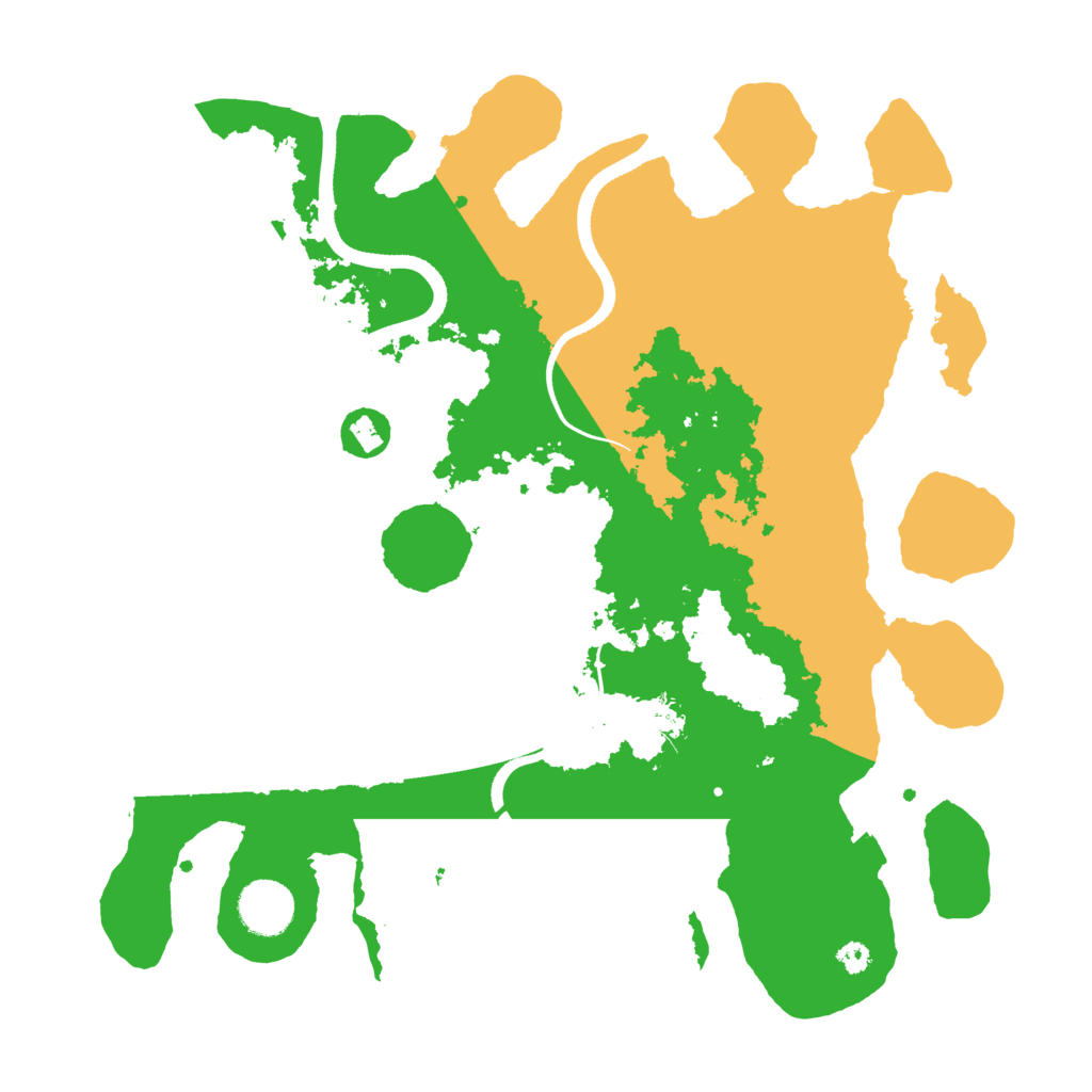 Biome Rust Map: Procedural Map, Size: 3500, Seed: 98153548