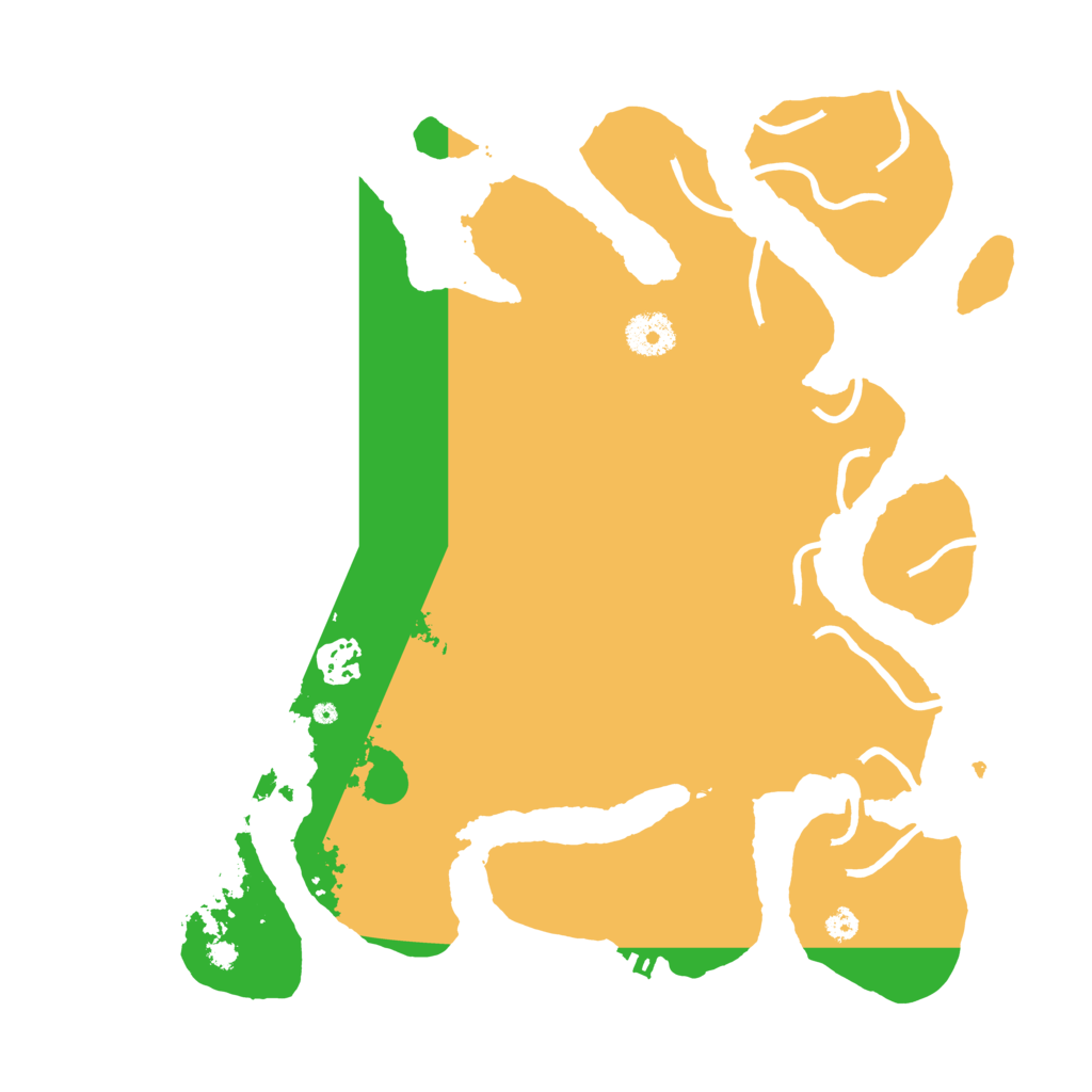 Biome Rust Map: Procedural Map, Size: 3500, Seed: 98547644