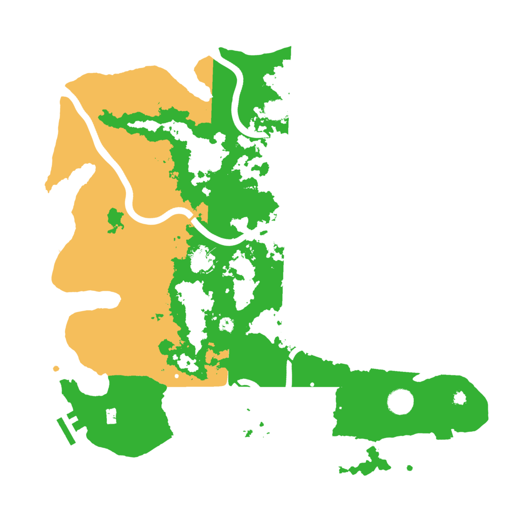 Biome Rust Map: Procedural Map, Size: 3550, Seed: 217274