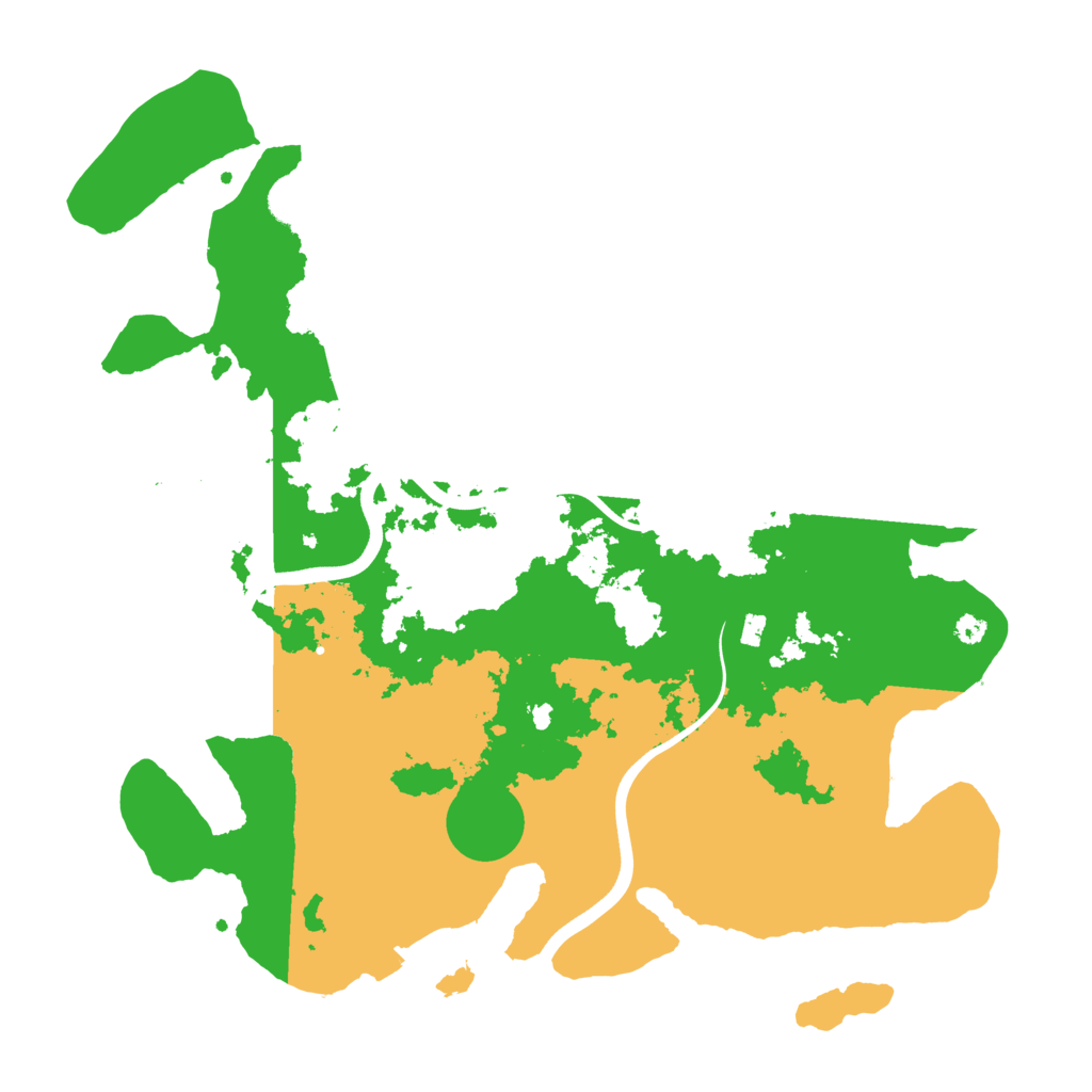 Biome Rust Map: Procedural Map, Size: 3700, Seed: 193476572