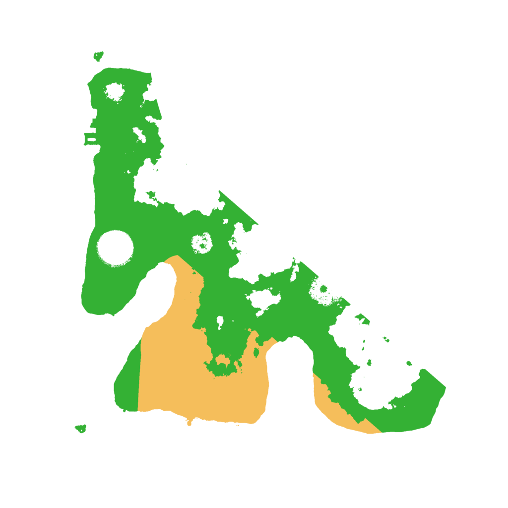 Biome Rust Map: Procedural Map, Size: 2500, Seed: 934406