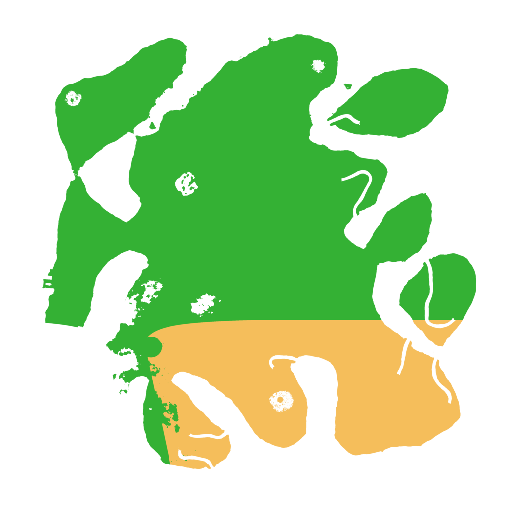 Biome Rust Map: Procedural Map, Size: 3500, Seed: 3799694