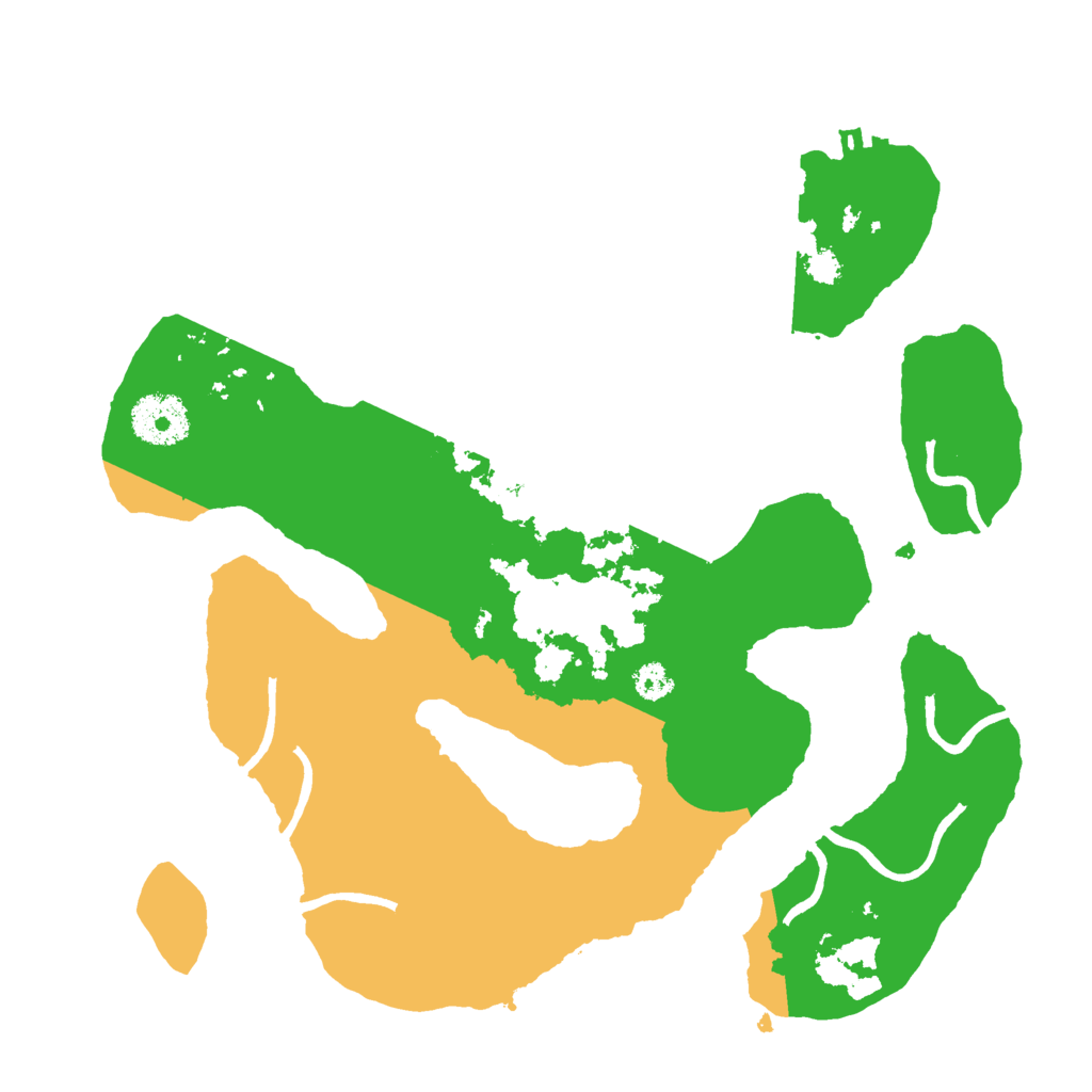 Biome Rust Map: Procedural Map, Size: 3000, Seed: 91011