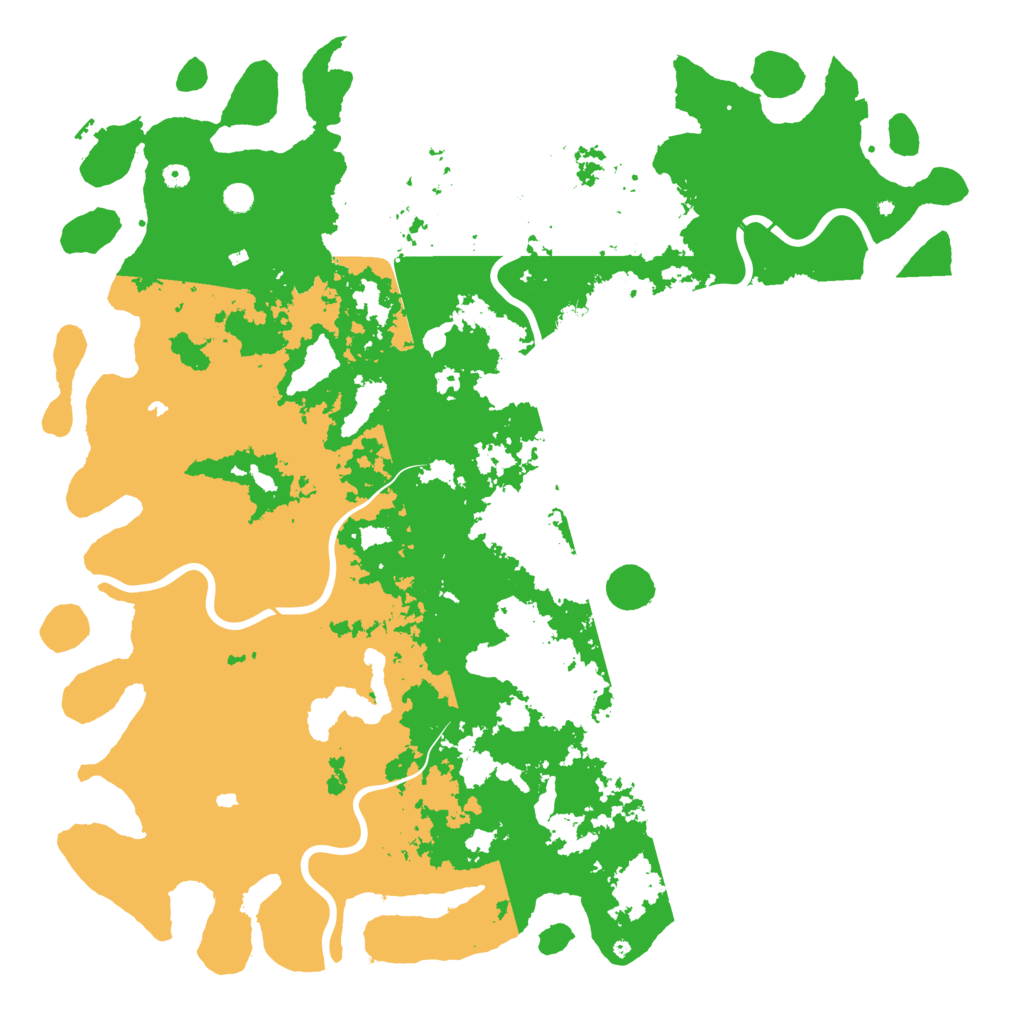 Biome Rust Map: Procedural Map, Size: 6000, Seed: 654