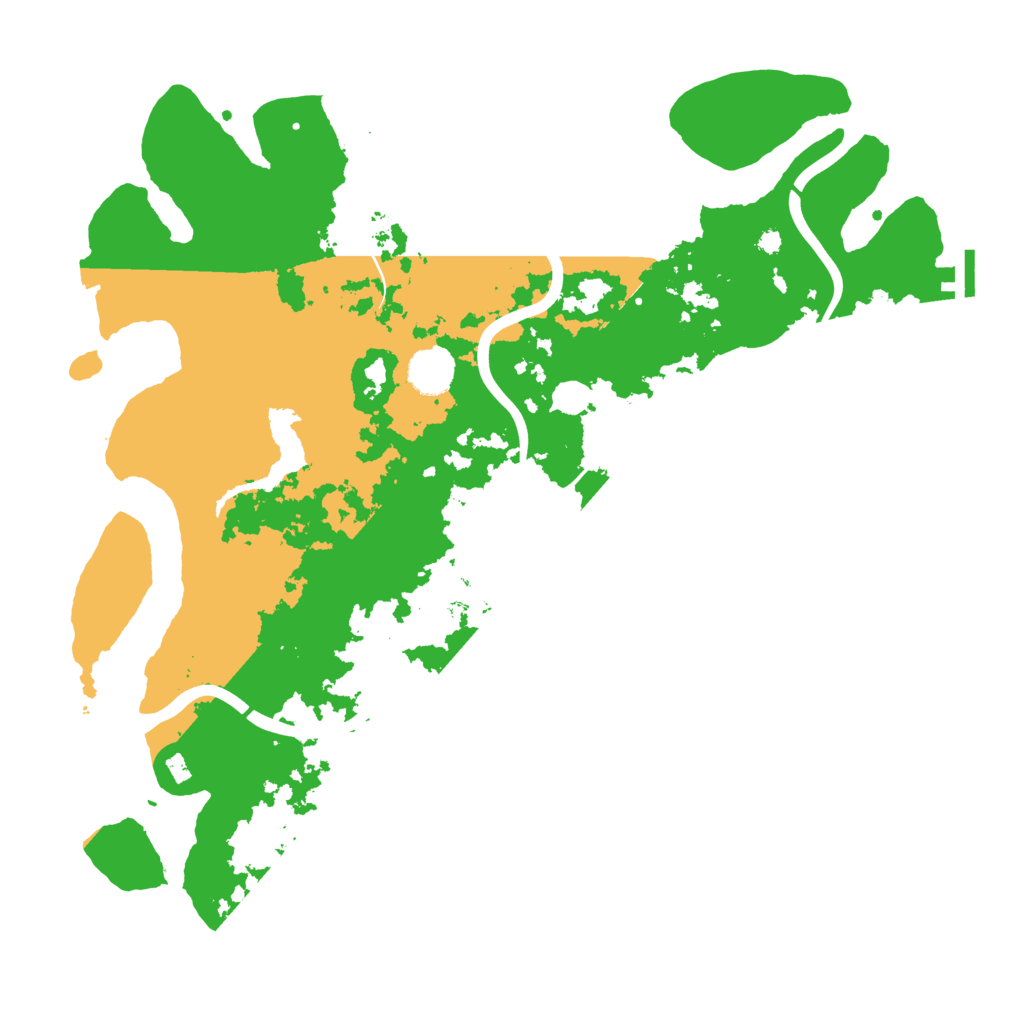 Biome Rust Map: Procedural Map, Size: 4000, Seed: 12348595