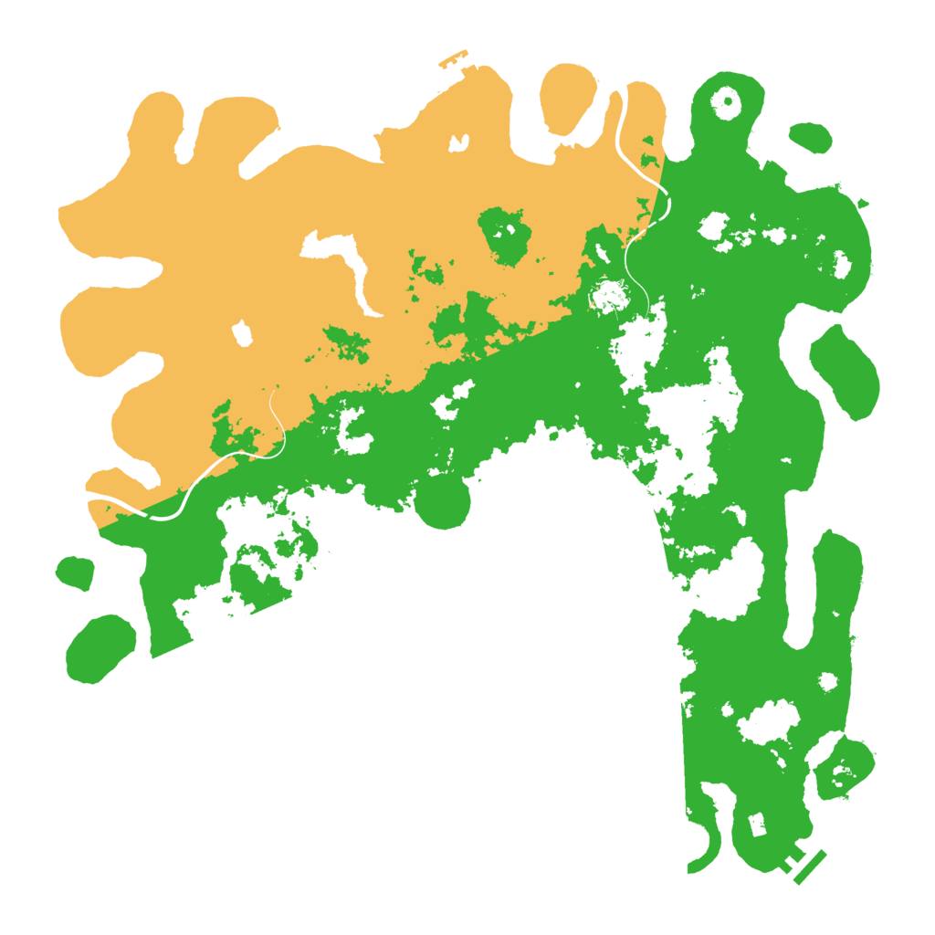Biome Rust Map: Procedural Map, Size: 4500, Seed: 1111424874