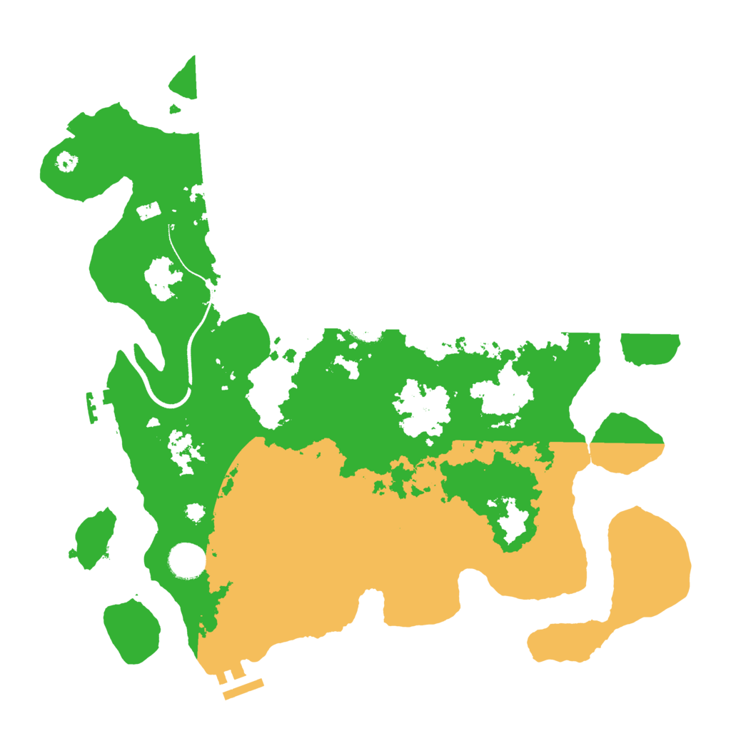 Biome Rust Map: Procedural Map, Size: 3550, Seed: 755579