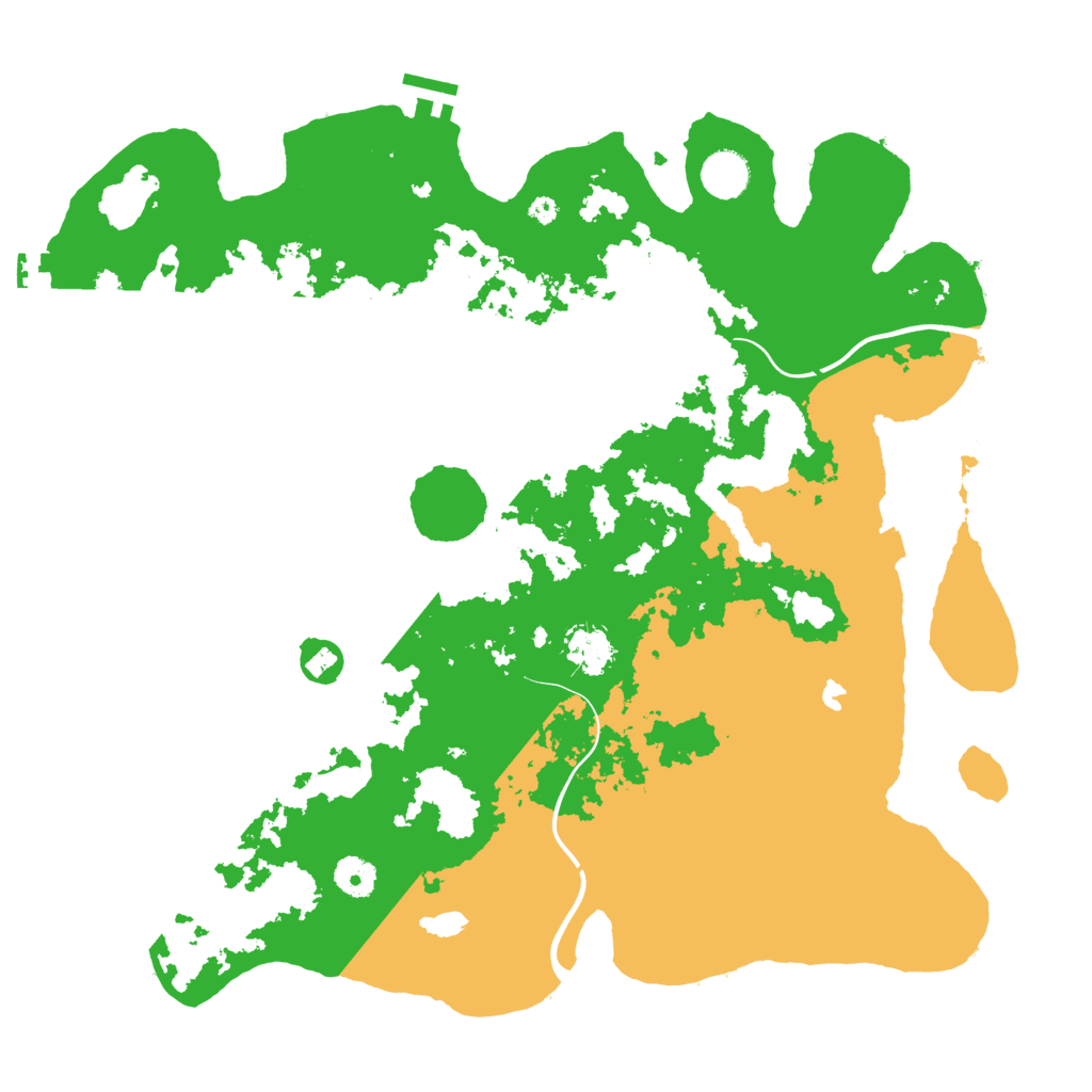 Biome Rust Map: Procedural Map, Size: 4000, Seed: 399347204