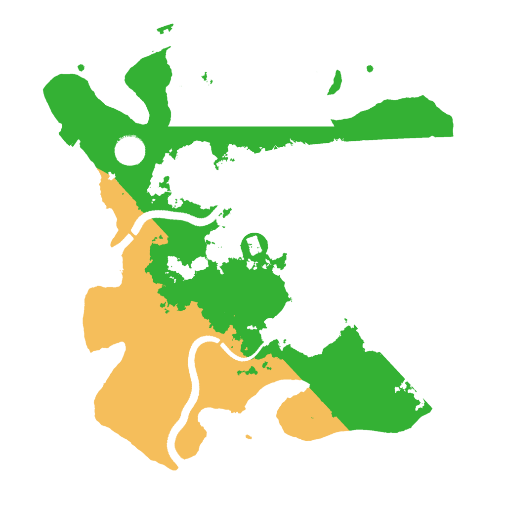 Biome Rust Map: Procedural Map, Size: 3000, Seed: 111524275