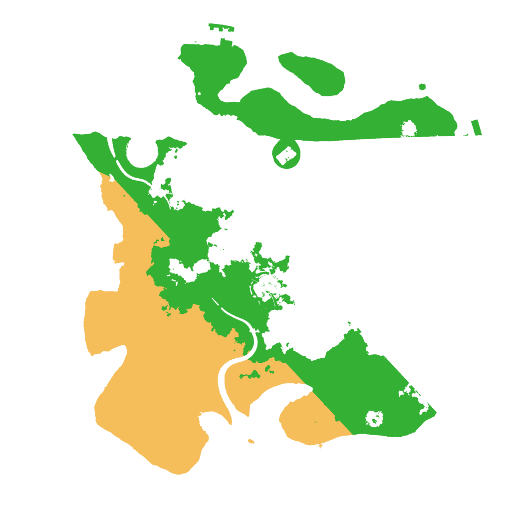 Biome Rust Map: Procedural Map, Size: 3000, Seed: 111524275