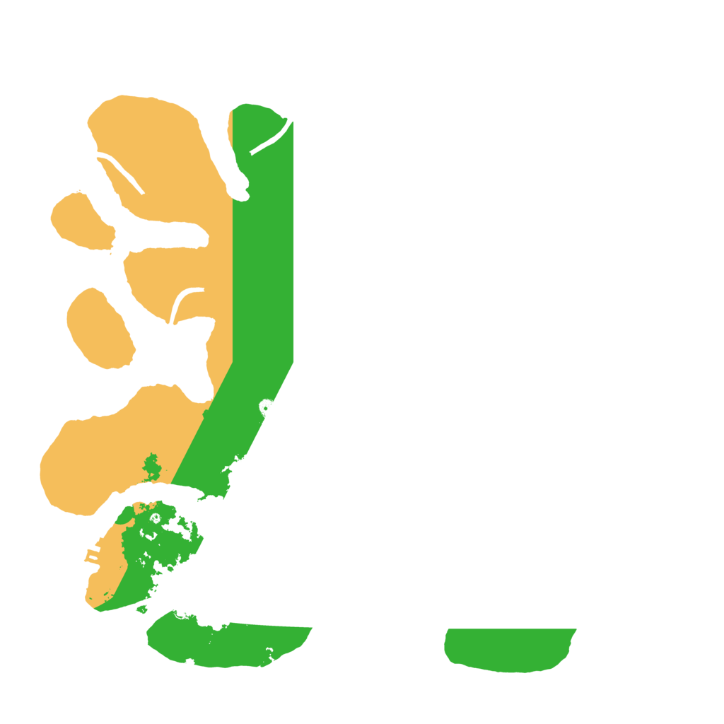 Biome Rust Map: Procedural Map, Size: 3500, Seed: 9843241