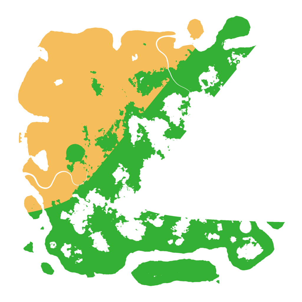 Biome Rust Map: Procedural Map, Size: 4500, Seed: 1071879651