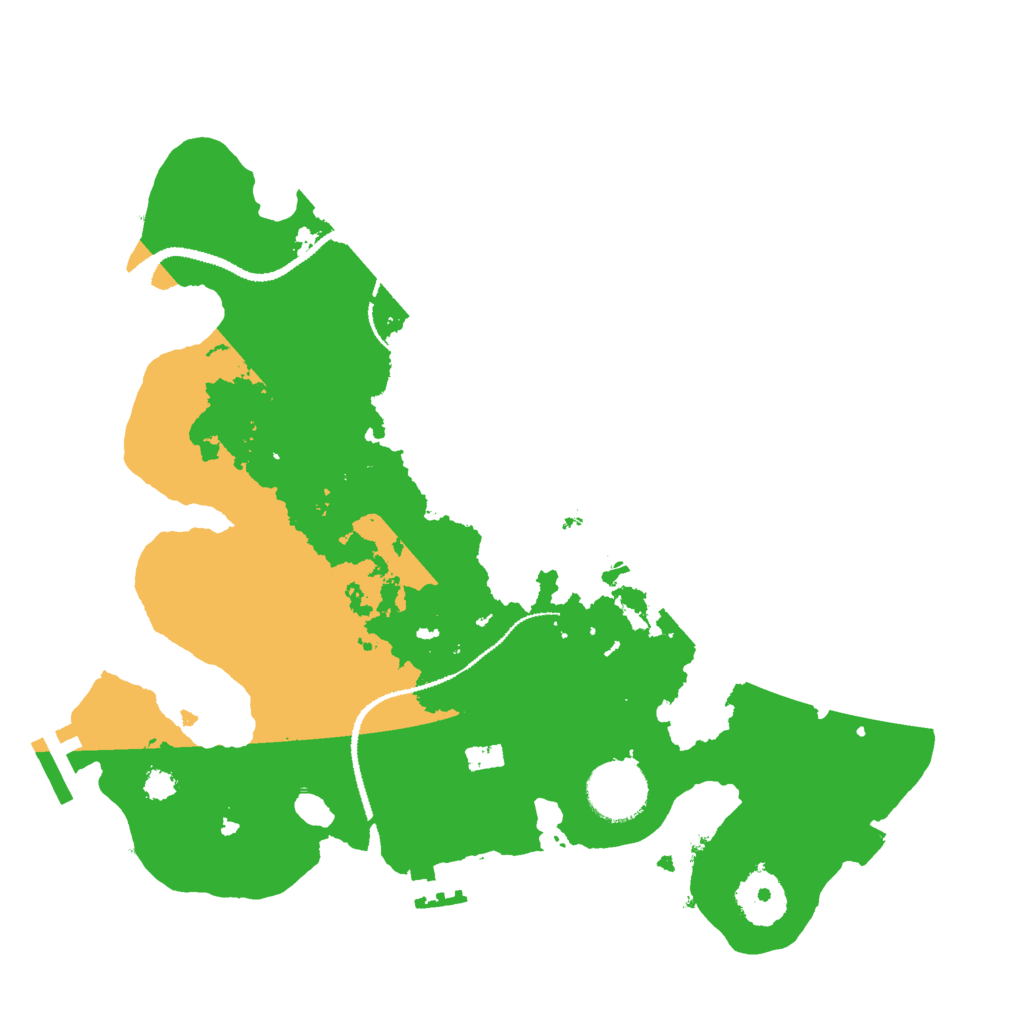 Biome Rust Map: Procedural Map, Size: 3000, Seed: 247419892