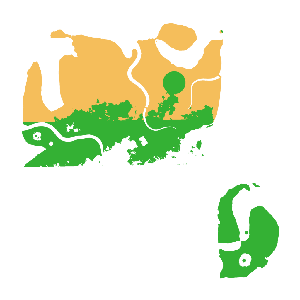 Biome Rust Map: Procedural Map, Size: 3500, Seed: 1470273811