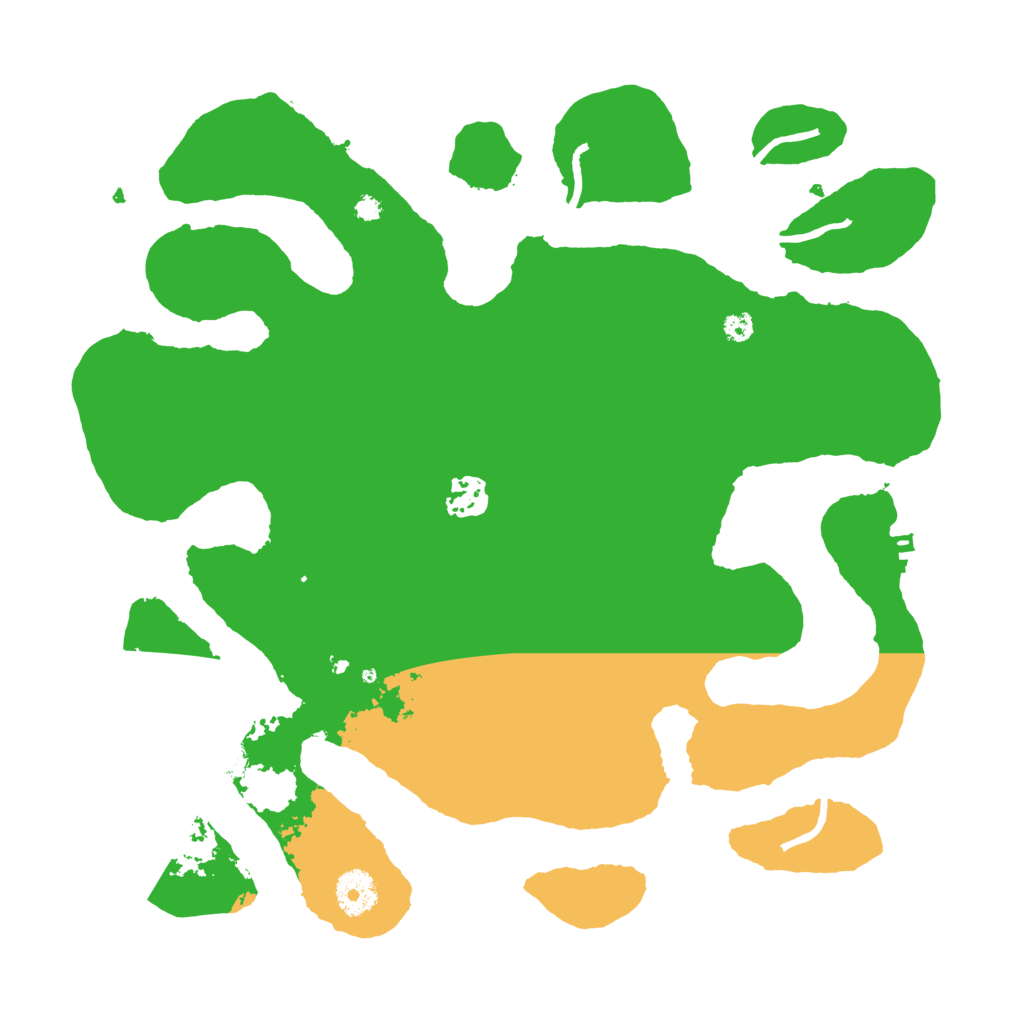 Biome Rust Map: Procedural Map, Size: 3550, Seed: 861482