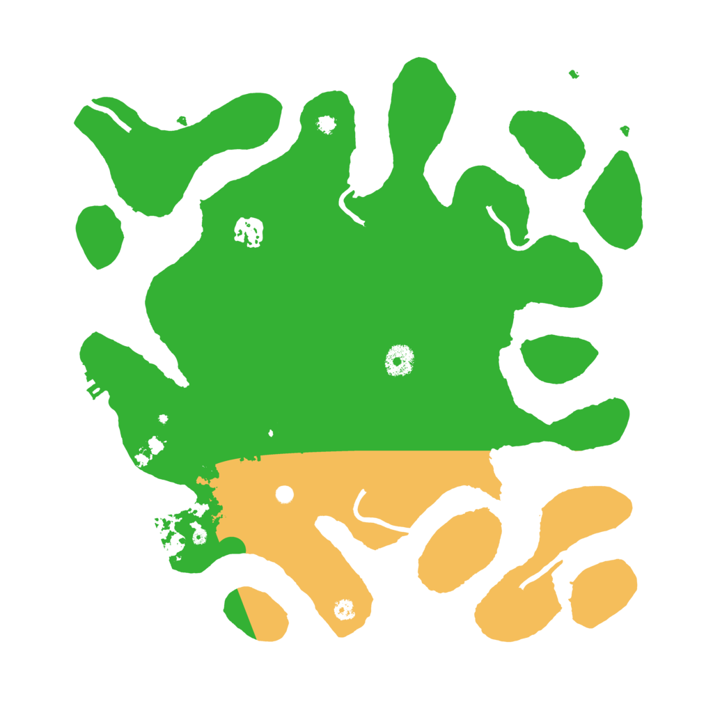 Biome Rust Map: Procedural Map, Size: 3500, Seed: 24830260