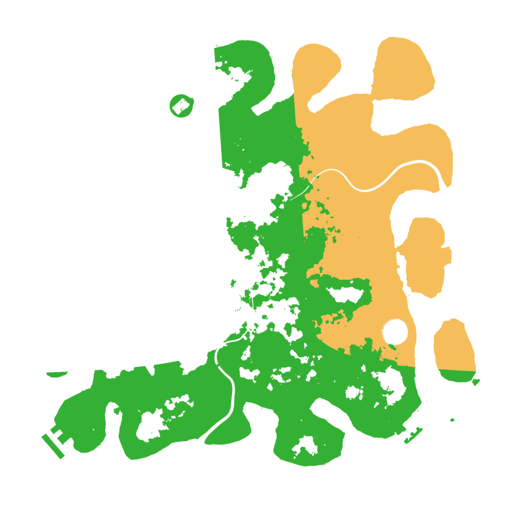 Biome Rust Map: Procedural Map, Size: 3500, Seed: 476765547