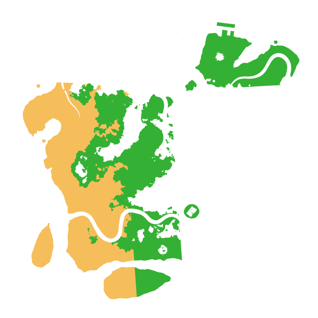Biome Rust Map: Procedural Map, Size: 3550, Seed: 794483