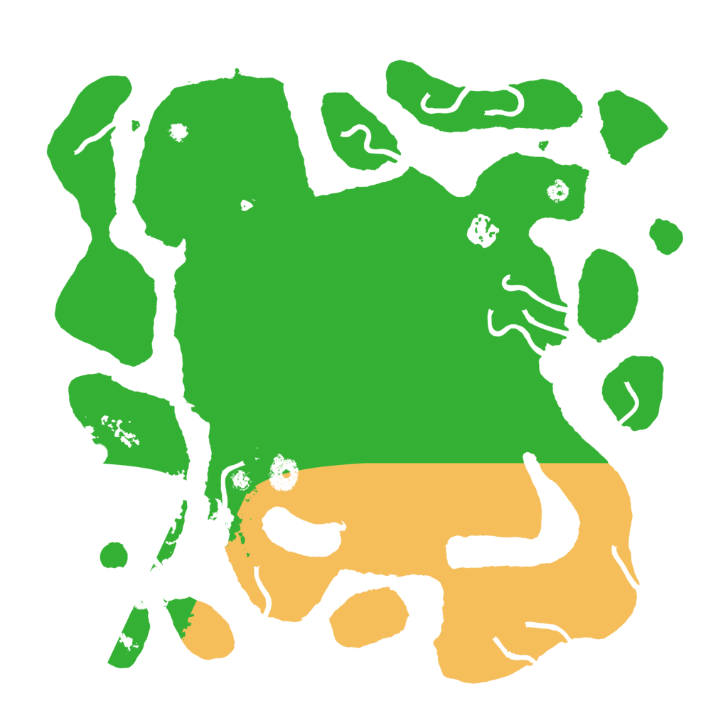 Biome Rust Map: Procedural Map, Size: 3550, Seed: 773488