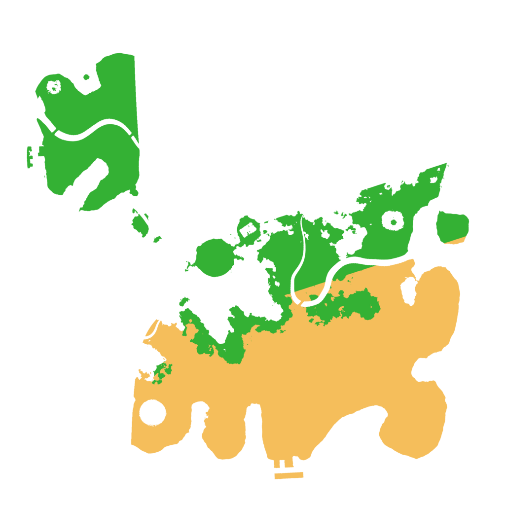 Biome Rust Map: Procedural Map, Size: 3550, Seed: 907294