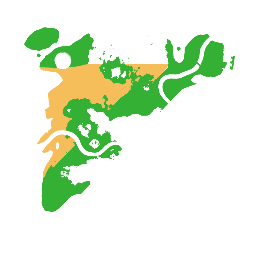 Biome Rust Map: Procedural Map, Size: 2800, Seed: 131087