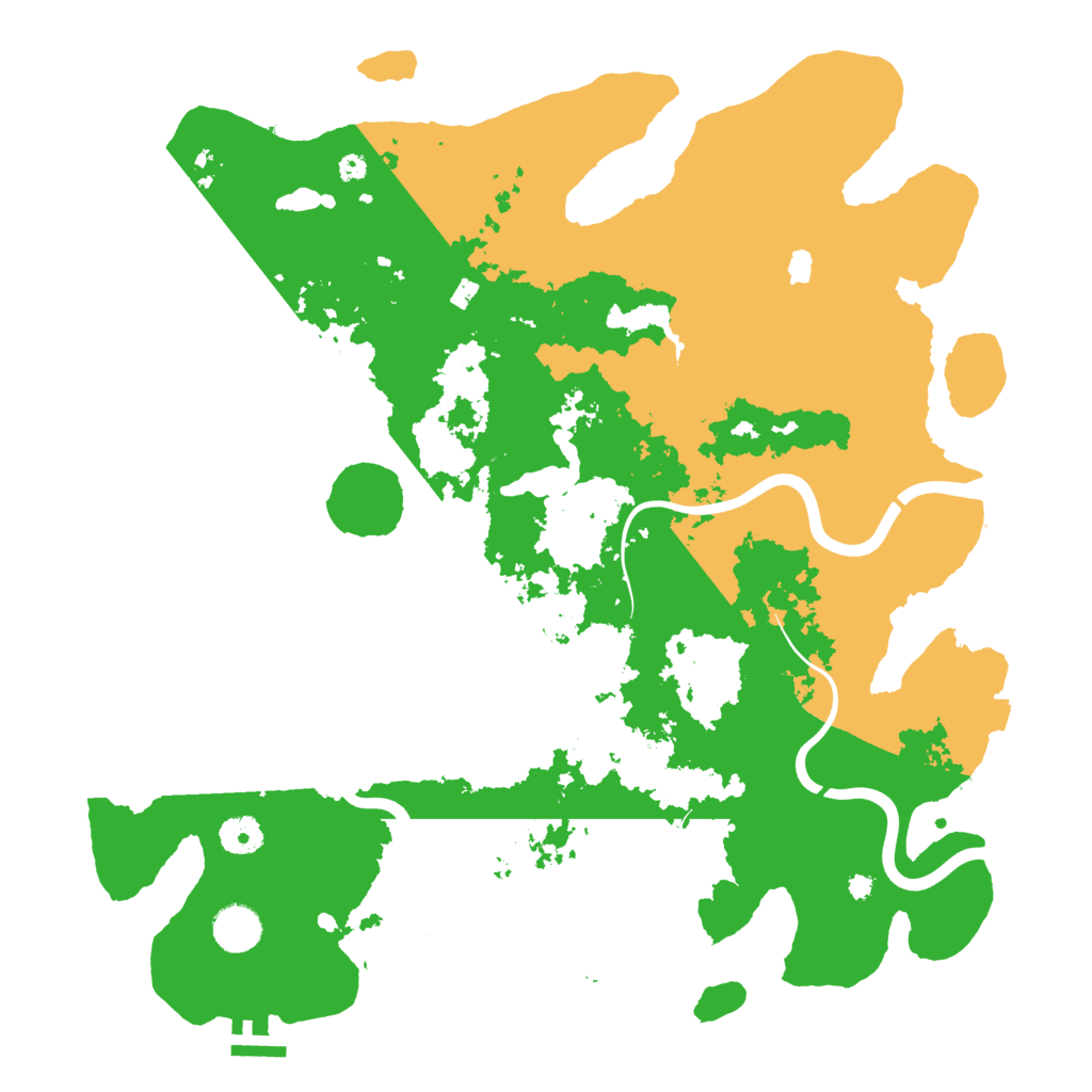 Biome Rust Map: Procedural Map, Size: 4000, Seed: 970178125