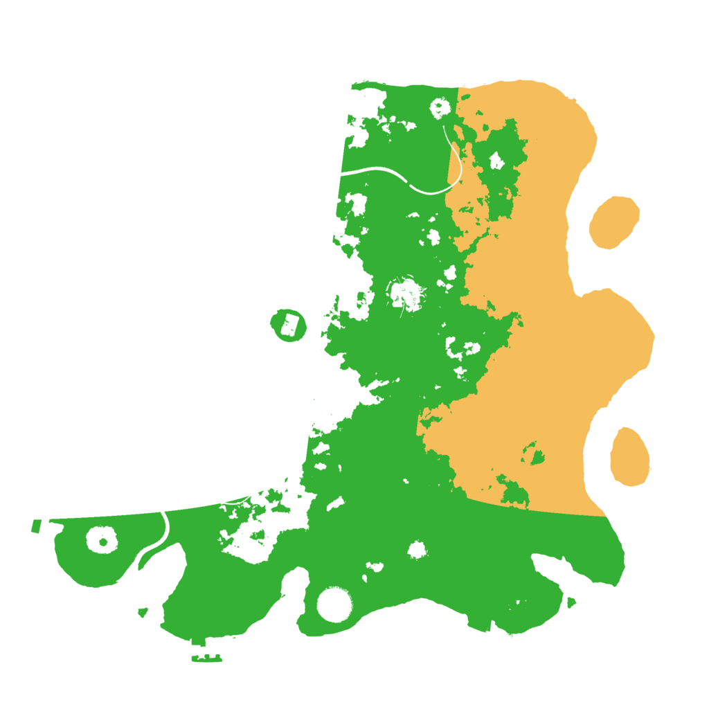 Biome Rust Map: Procedural Map, Size: 3550, Seed: 660688