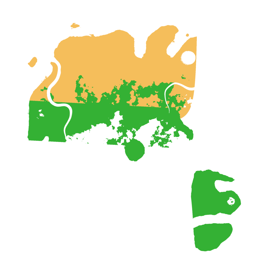 Biome Rust Map: Procedural Map, Size: 3550, Seed: 449941
