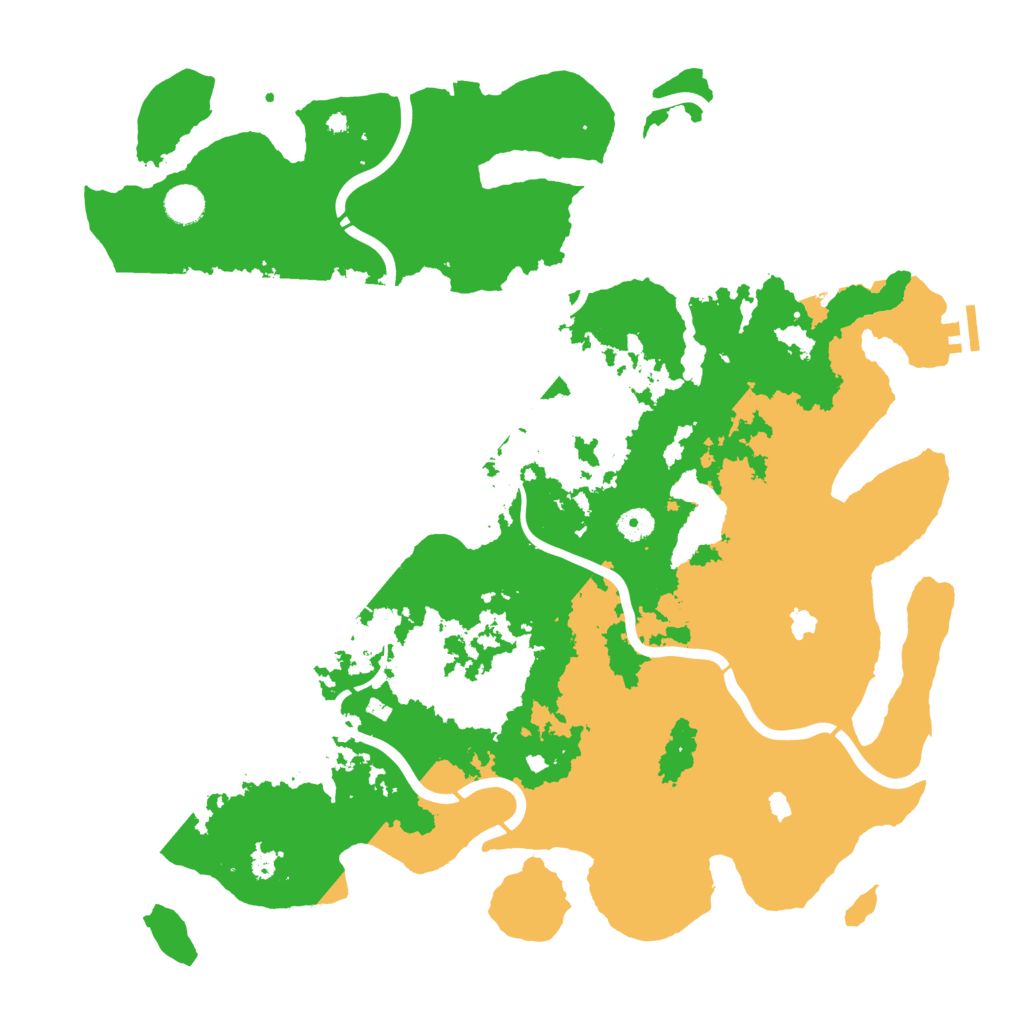 Biome Rust Map: Procedural Map, Size: 4500, Seed: 671870204