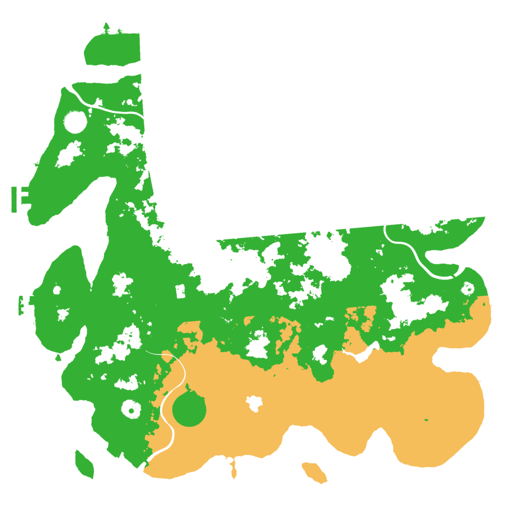 Biome Rust Map: Procedural Map, Size: 4100, Seed: 22578