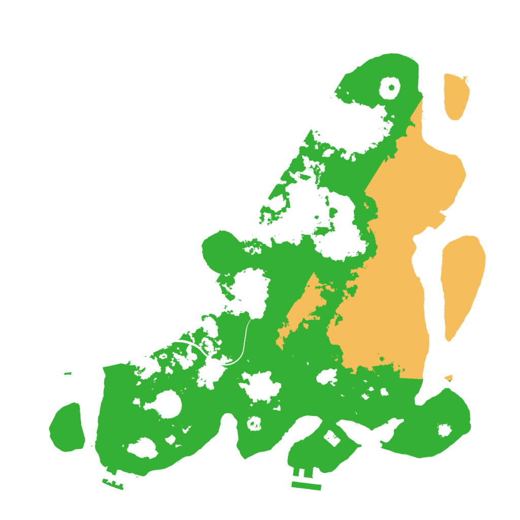 Biome Rust Map: Procedural Map, Size: 3550, Seed: 797796