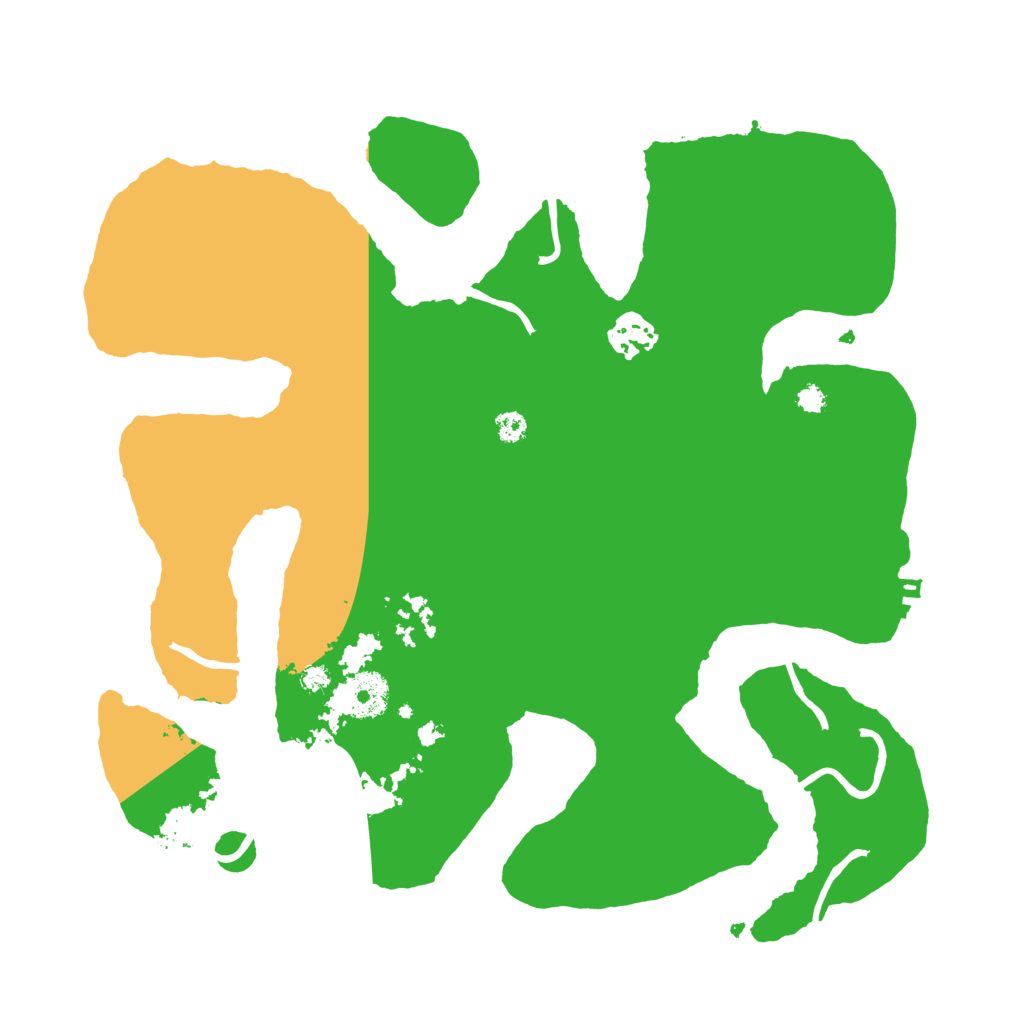 Biome Rust Map: Procedural Map, Size: 3350, Seed: 6731