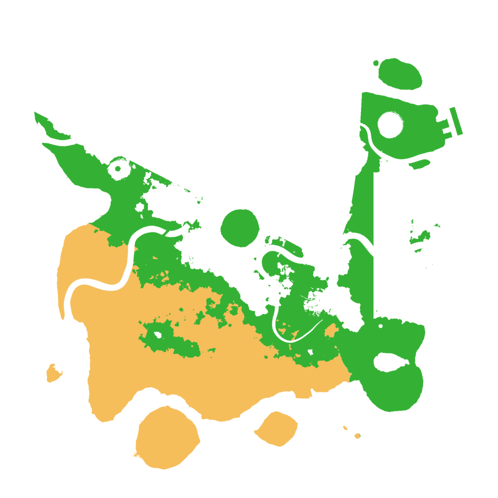 Biome Rust Map: Procedural Map, Size: 3550, Seed: 708209