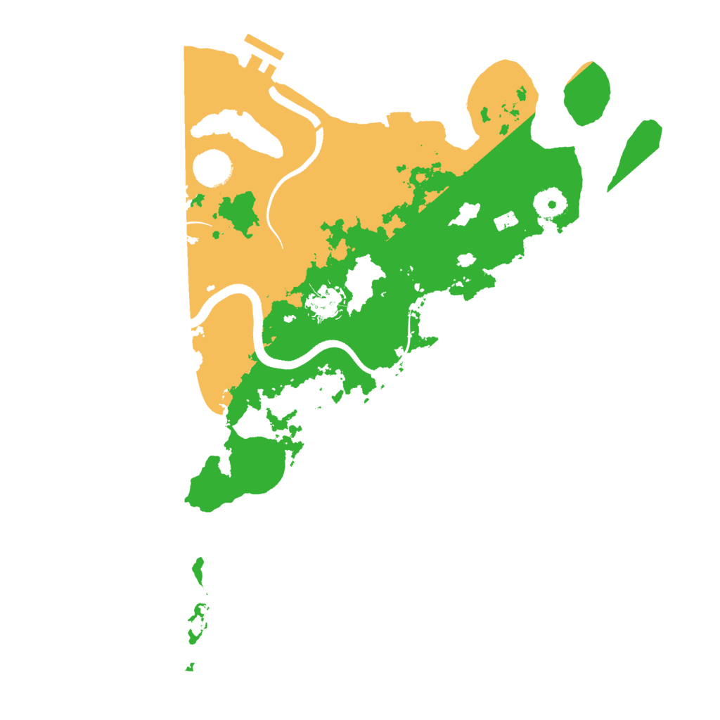 Biome Rust Map: Procedural Map, Size: 3500, Seed: 204748