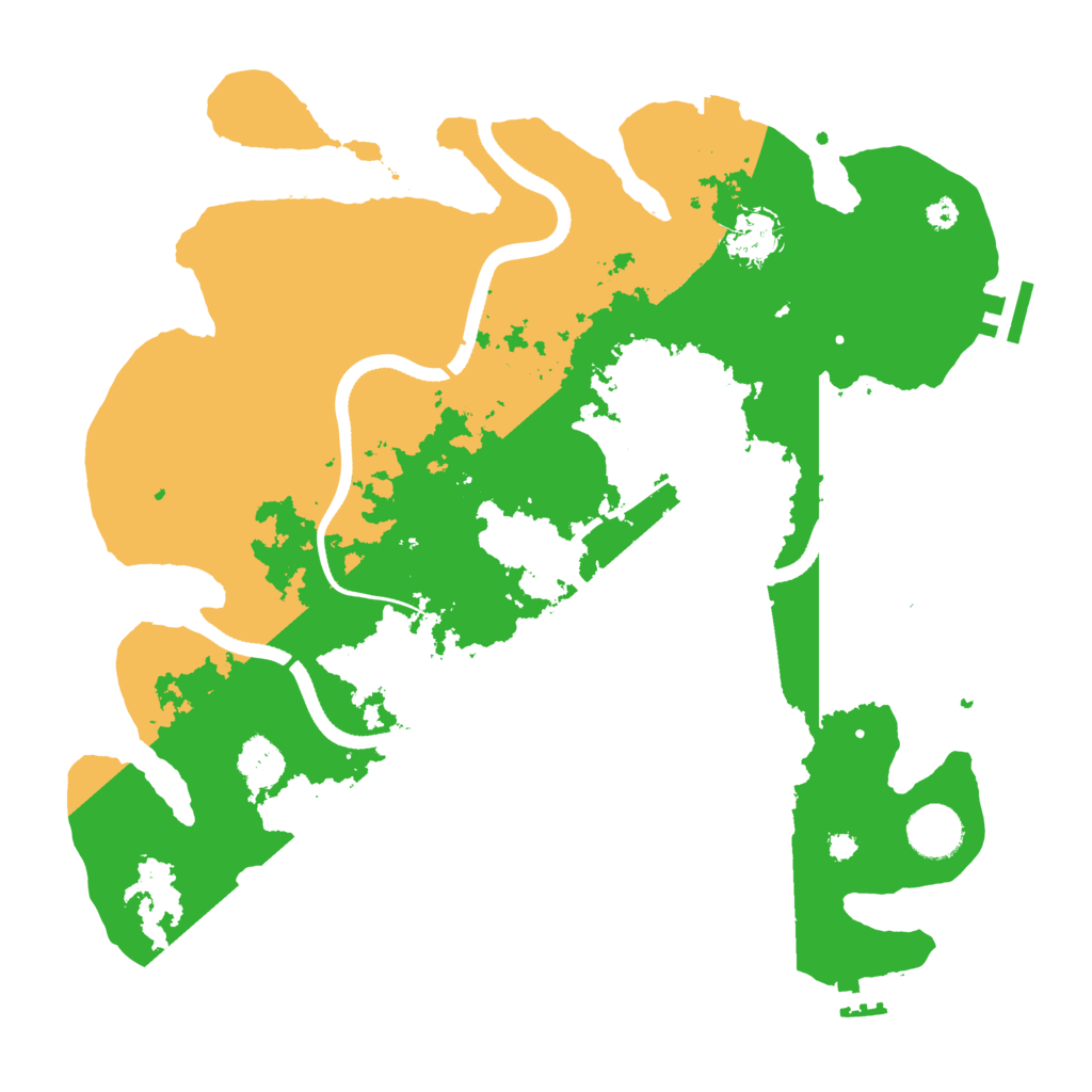 Biome Rust Map: Procedural Map, Size: 3550, Seed: 974399