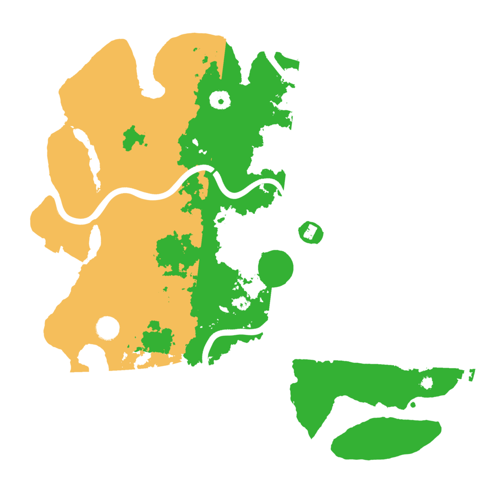 Biome Rust Map: Procedural Map, Size: 3750, Seed: 1562291049