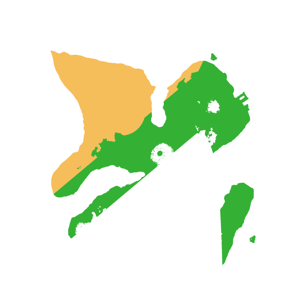 Biome Rust Map: Procedural Map, Size: 2200, Seed: 1775304158