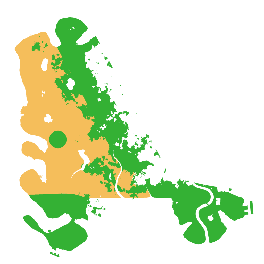 Biome Rust Map: Procedural Map, Size: 4000, Seed: 240589