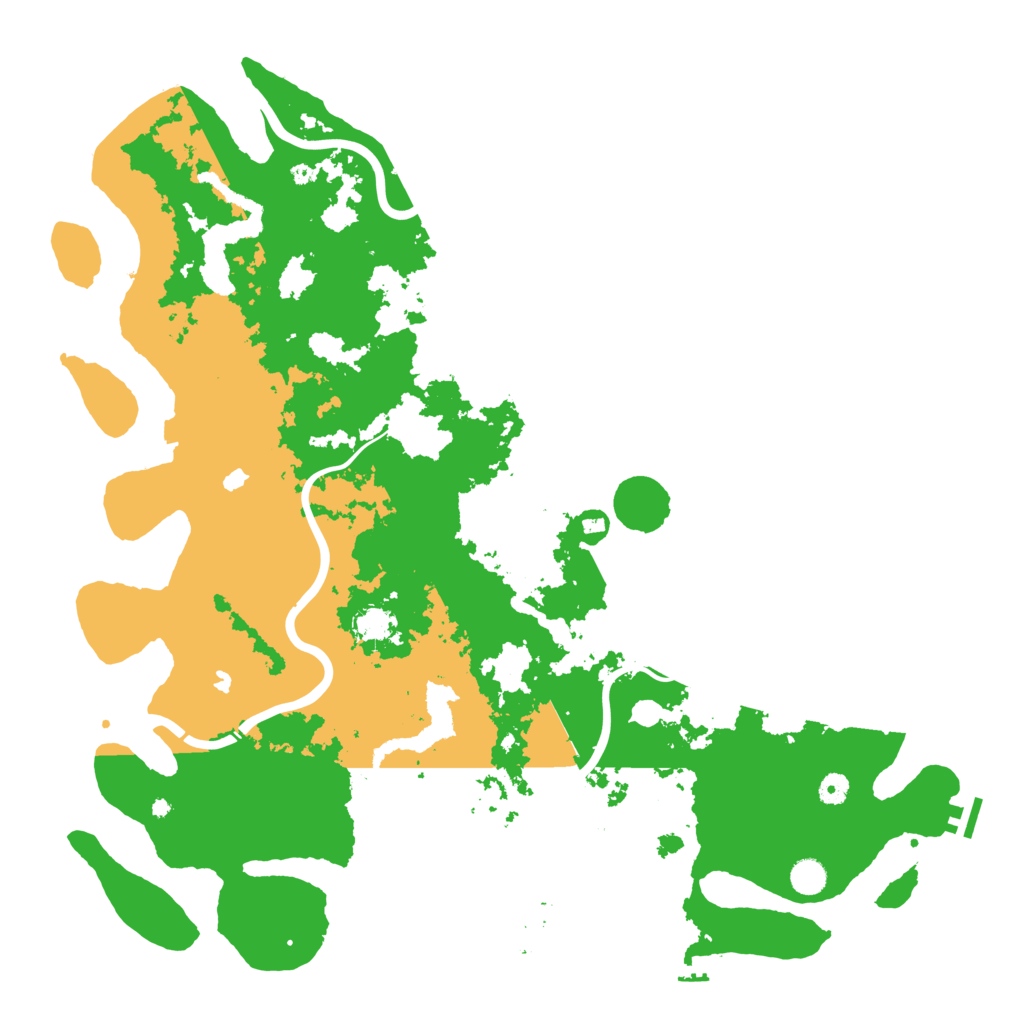 Biome Rust Map: Procedural Map, Size: 5000, Seed: 12534234