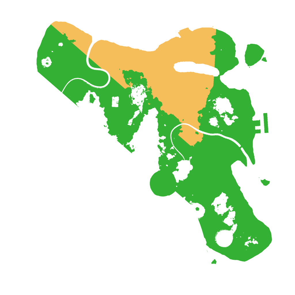Biome Rust Map: Procedural Map, Size: 3000, Seed: 449166439