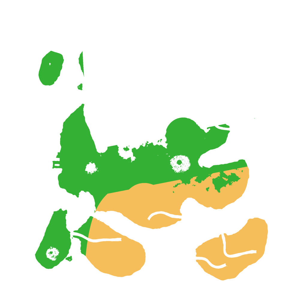 Biome Rust Map: Procedural Map, Size: 2500, Seed: 551