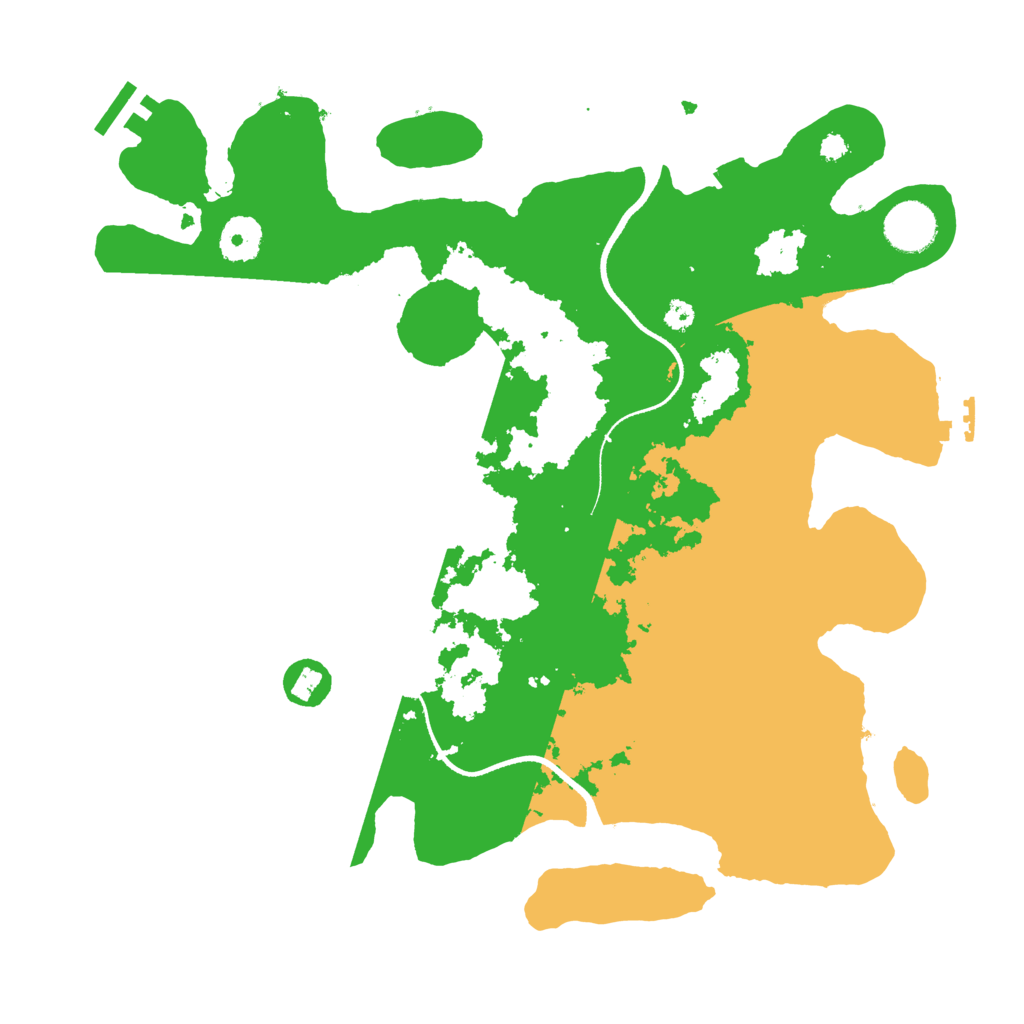 Biome Rust Map: Procedural Map, Size: 3500, Seed: 770916909