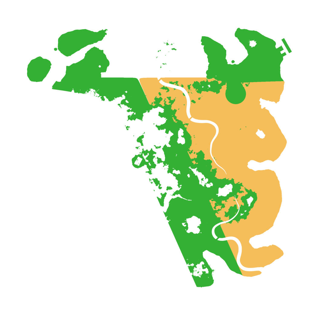 Biome Rust Map: Procedural Map, Size: 4000, Seed: 5284