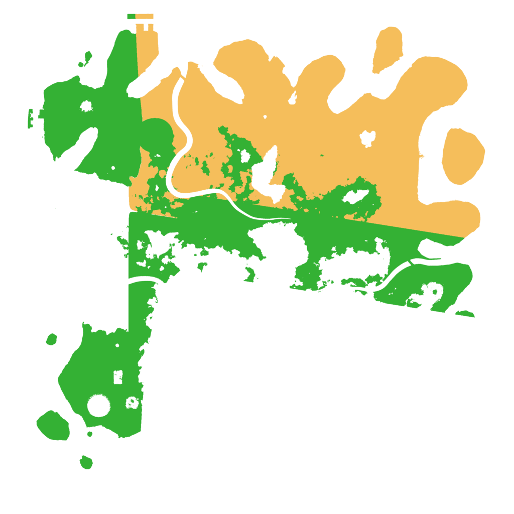 Biome Rust Map: Procedural Map, Size: 4000, Seed: 145130