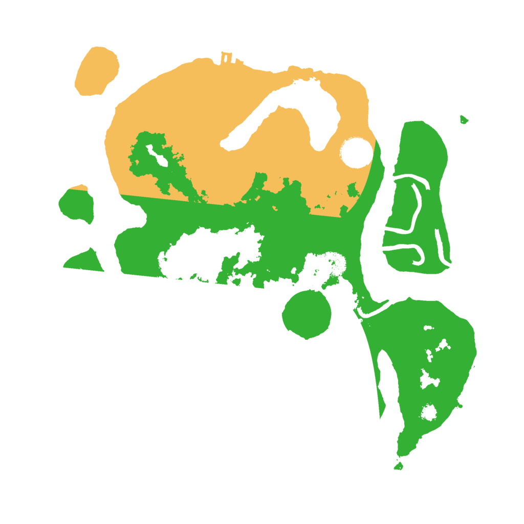 Biome Rust Map: Procedural Map, Size: 3000, Seed: 8376